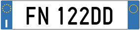 Truck License Plate